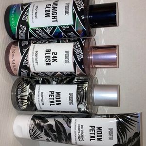 Bundle of 5 PINK body mists